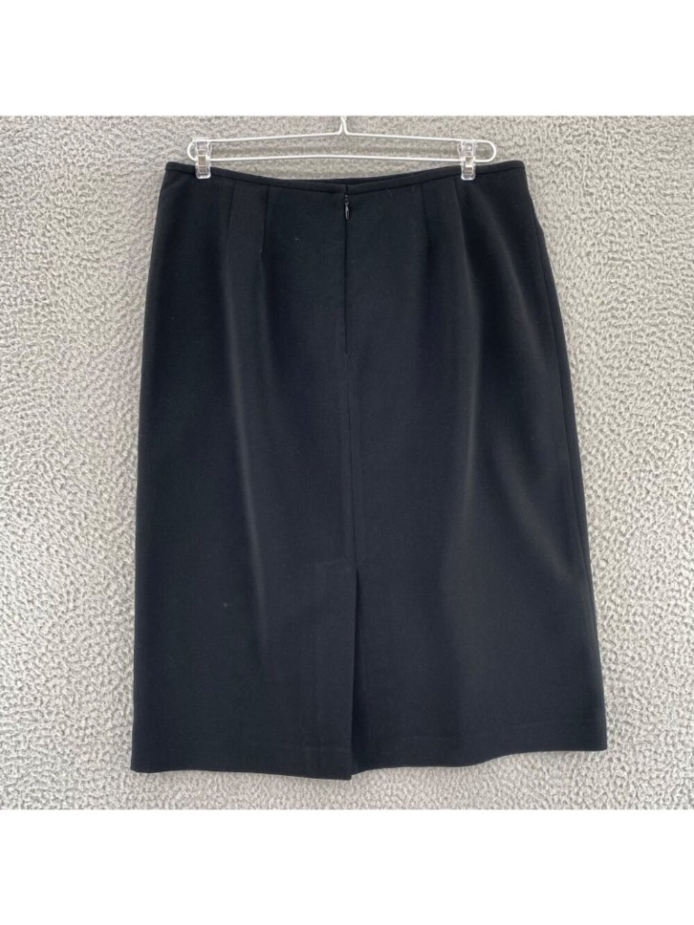 Le Suit Skirt Womens 12 Black Midi Straight Pencil Everyday Office Career Work - Picture 3 of 10